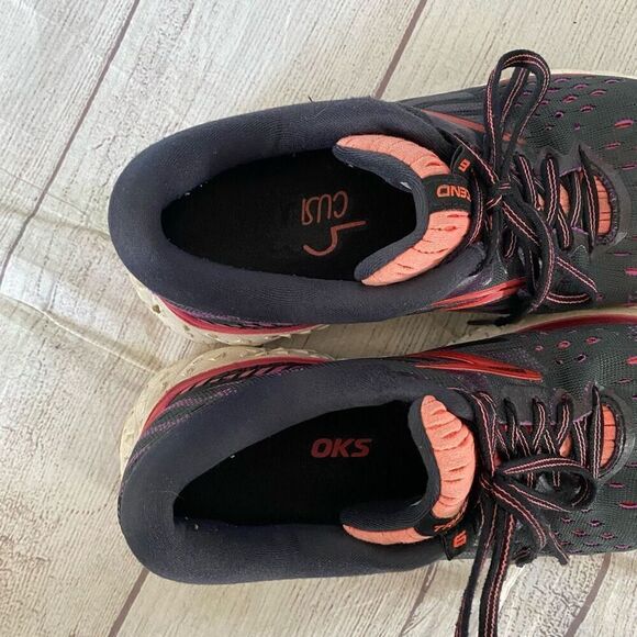 Brooks transcend women 8.5 running shoes with tie laces - Picture 10 of 12